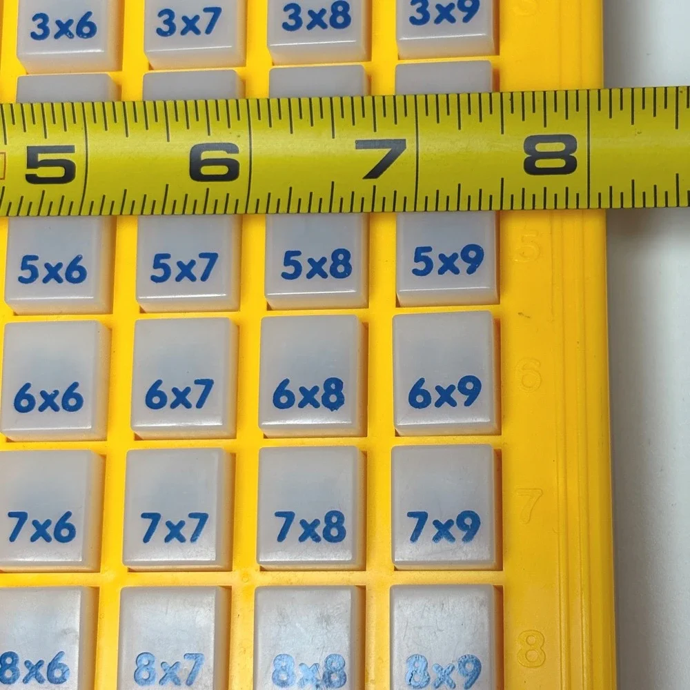 Magic Math Multiplication Yellow Vintage 1993 Educational Press Lanard Toy